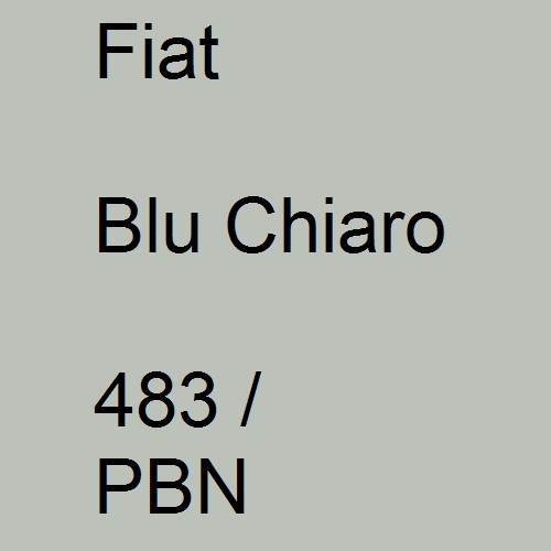 Fiat, Blu Chiaro, 483 / PBN.